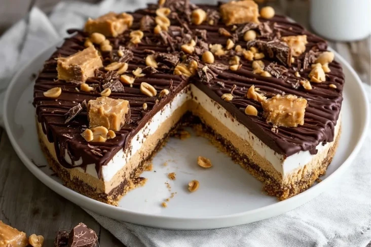 einfache-no-bake-erdnussbutter-torte