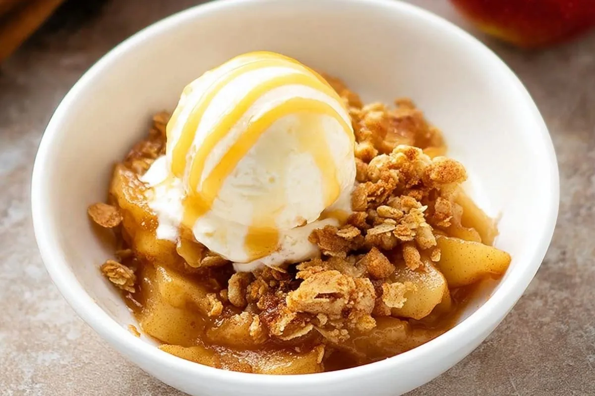 einfacher-apfel-crumble